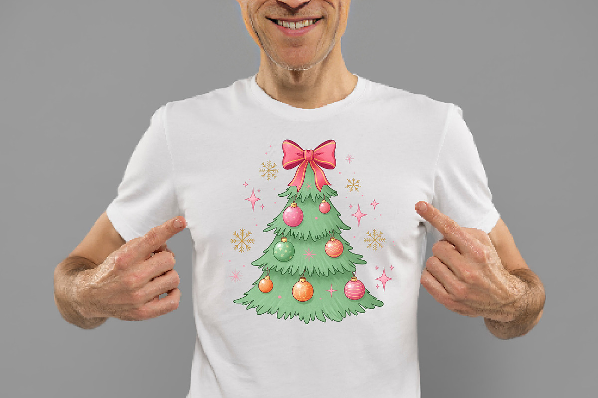 Colorful Coquette Glitter Christmas, an Illustration by Daily.Designs (Photo 2 of 5)