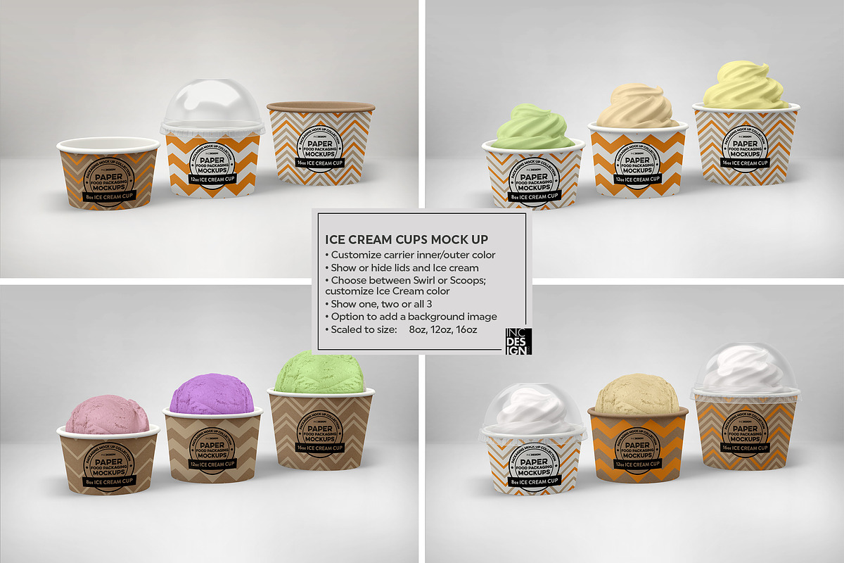 VOL.6: Food Box Packaging Mockups, a Cups & Container Mockup by INCDesign (Photo 8 of 20)
