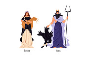 Ancient Greek gods and goddesses set, a Person Illustration by PaperTrident (Thumbnail 5 of 9)