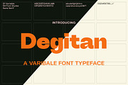 Degitan, a Sans Serif Font by Propertype (Thumbnail 1 of 10)