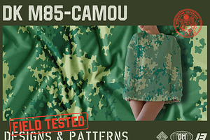 DK M85 Camouflage Seamless Pattern