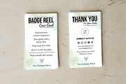Badge Reel Care Card Template, a Design Template by Snapybiz (Thumbnail 4 of 10)