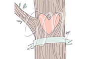 Wood grain patterns woodland wedding, a Texture Illustration by GraphicMarket (Thumbnail 3 of 5)
