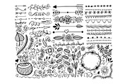 800+ DOODLE ELEMENTS SET, a Templates & Theme by karakotsya (Thumbnail 13 of 24)