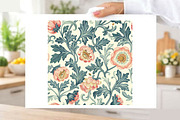 Vintage William Morris Style Floral, a Pattern Graphic by SVGArt (Thumbnail 6 of 9)