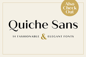 Quiche Font Family