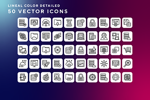 Web hosting icons, an Outline Icon by Wencory