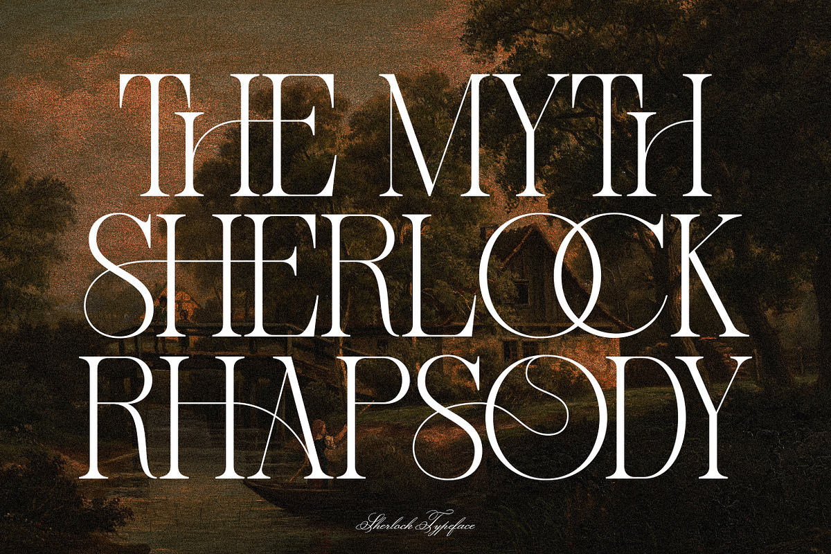 Sherlock – Elegant Classic Serif, a Serif Font by Mahesans Co (Photo 16 of 16)