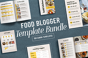 Food Blogger Template Bundle, a Magazine Template by Studio Soluna (Thumbnail 1 of 26)