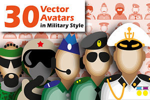 30 Military Avatars.