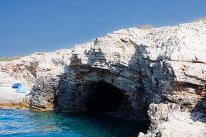 Magnificent sea cave in Kamenjak near Premantura in Istria, Croa, a Nature Photo by Bepslabor
