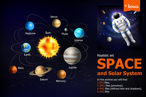 Space And Solar System Set