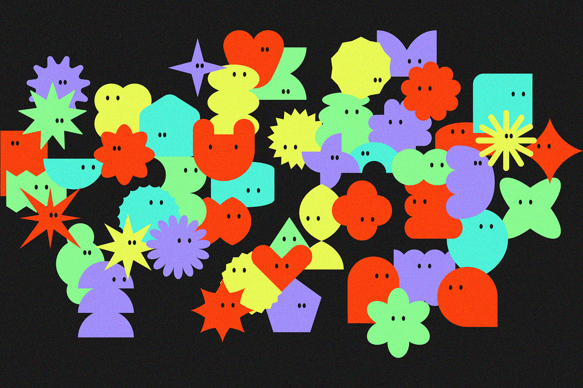 Shapes Set 50 Pieces - Cute Emotion, an Object Graphic by line & plane (Photo 7 of 8)