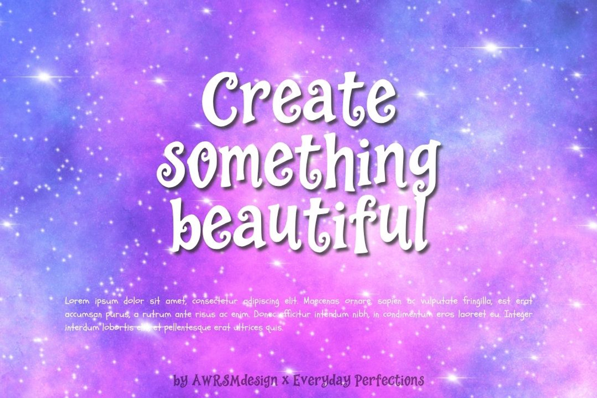 Braveli | Fantasy Display Font, a Handwritten Font by Everyday Perfection (Photo 5 of 5)