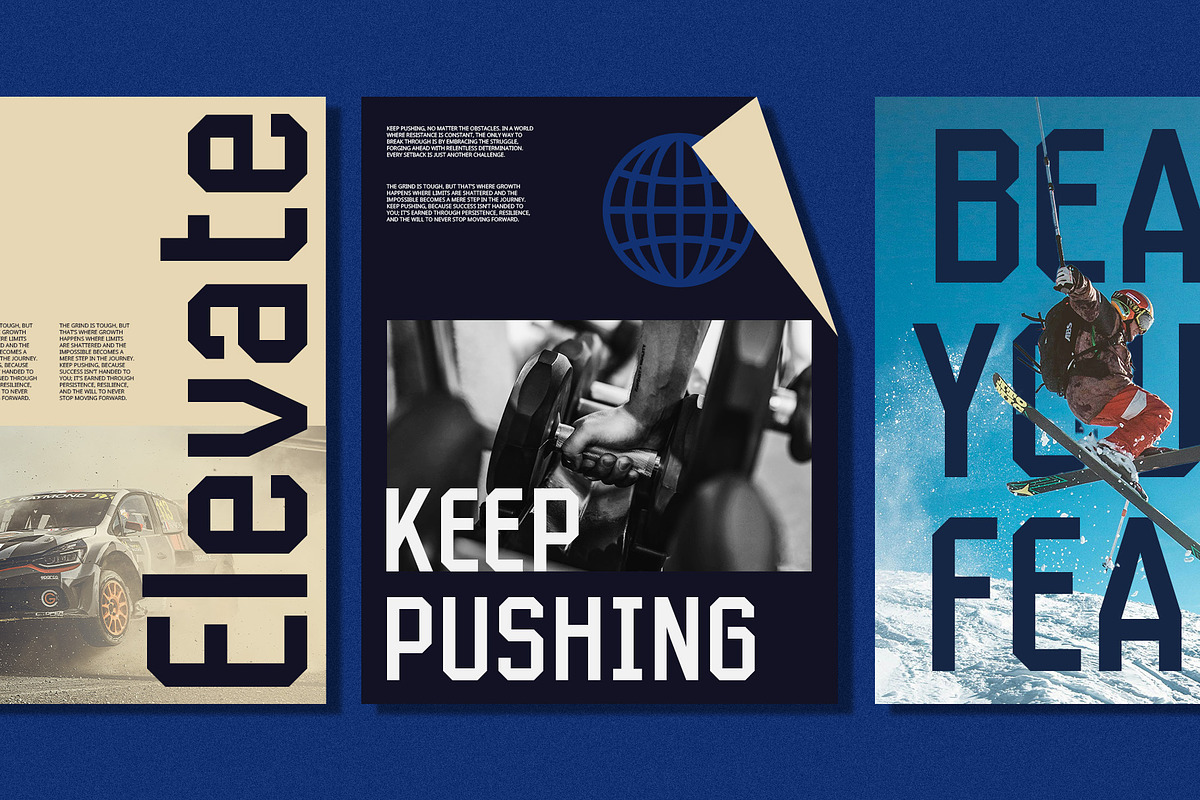 CS Champion – Sporty Font, a Sans Serif Font by Craft Supply Co. (Photo 7 of 8)