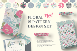 Floral & Pattern Design Set
