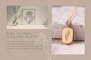 Birth Month Flowers, Botanicals, an Object Graphic by Olya Creative (Thumbnail 2 of 8)
