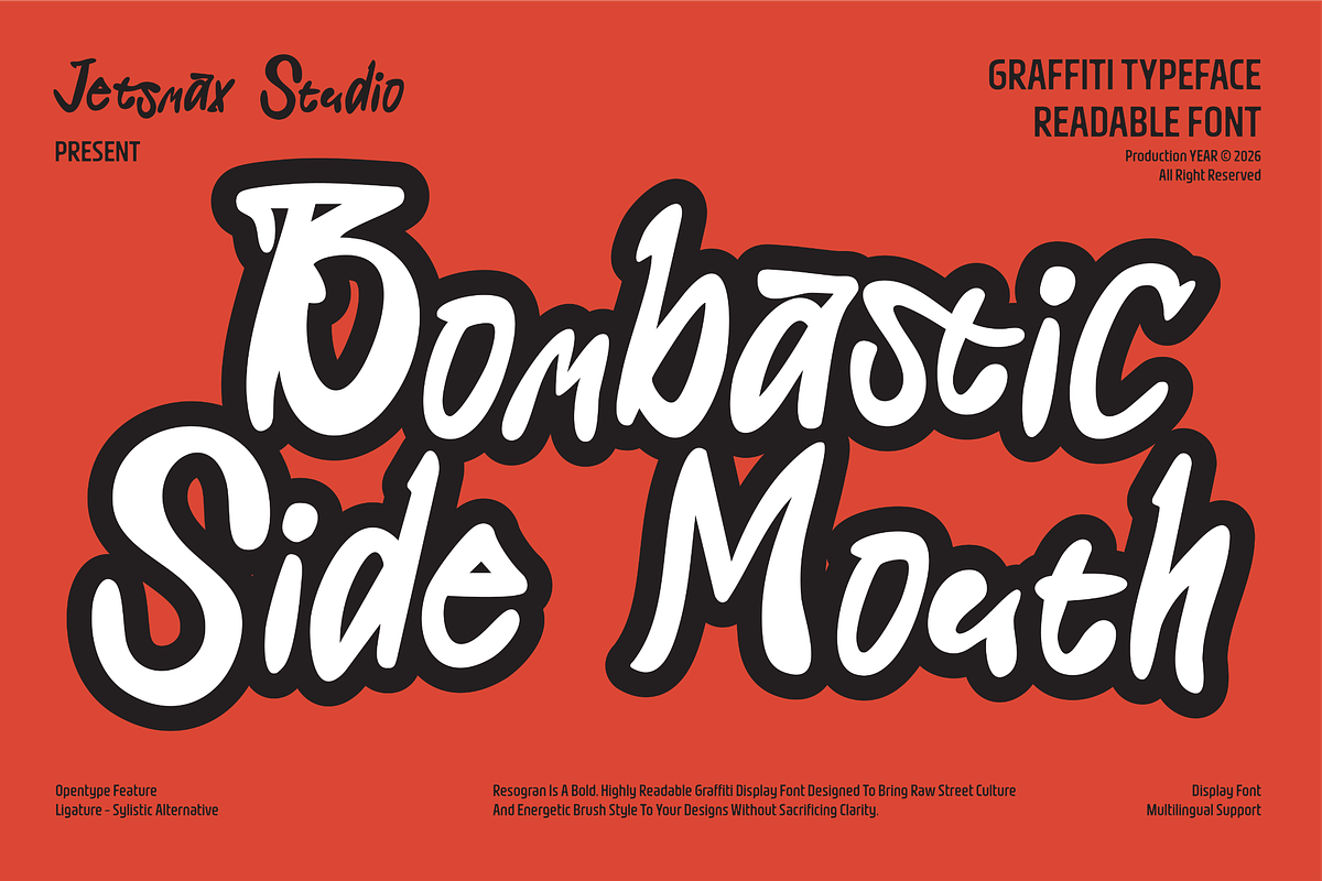 Resogran, a Handwritten Font by Jetsmax® Studio (Photo 2 of 10)