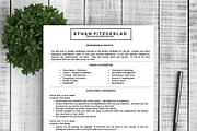 Resume Template Ethan, a Resume Template by Resume Template Shoppe (Thumbnail 2 of 4)