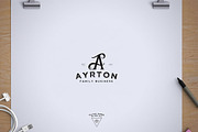 Monogram. ABC Vintage Logos, a Branding & Logo Template by sergio zest (Thumbnail 2 of 2)