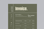 Invoice Design Template, a Stationery Template by MightyDesign (Thumbnail 4 of 8)