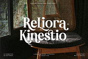 Reliora Kinestio Retro Font, a Serif Font by Mine Type Lab (Thumbnail 1 of 10)