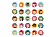 Cartoon vector avatars, a Person Illustration by Irina Mir (Thumbnail 3 of 3)