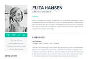 Resume Template with Photo - Eliza, a Resume Template by Olympia Resume (Thumbnail 6 of 6)