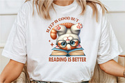Sleep is Good but Reading is Better, an Illustration by Rose Art (Thumbnail 2 of 6)