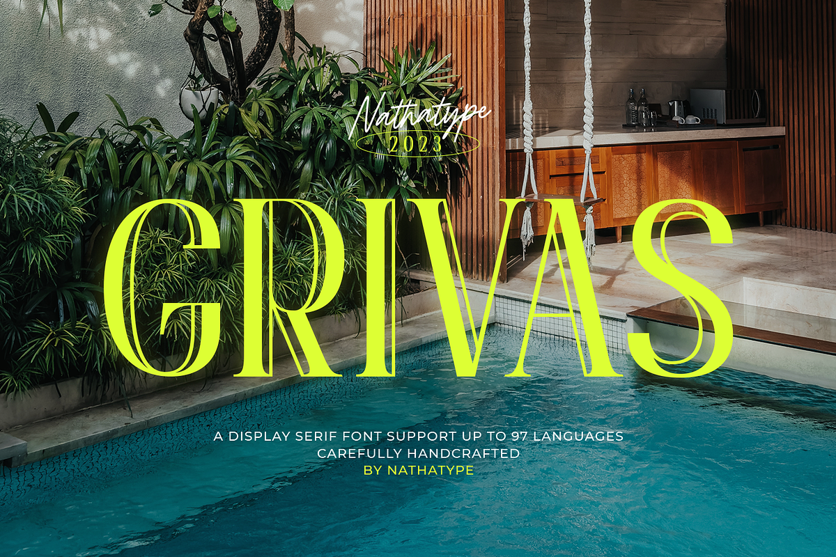 Grivas, a Serif Font by Nathatype (Photo 1 of 11)