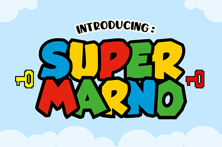Super Marno - Children's Font Types, a Font by AMC STUDIO