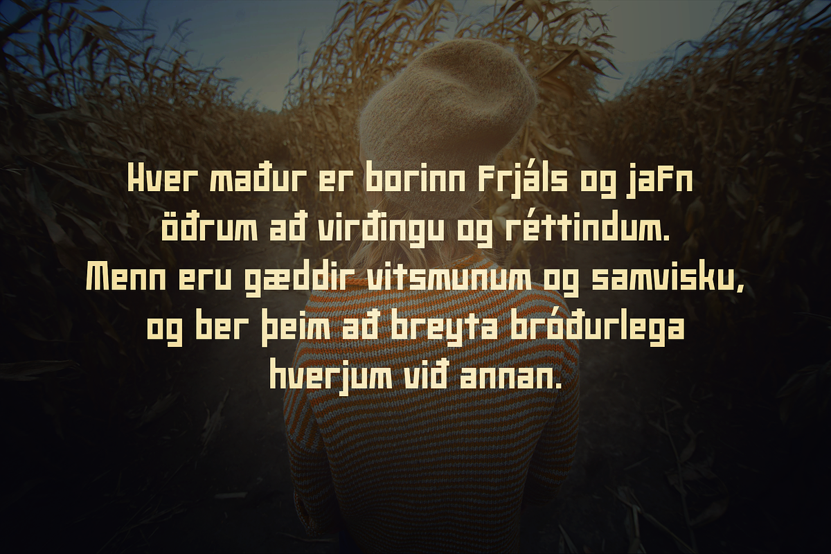 Maze The Techno Square Font, a Font by AndriyFM (Photo 8 of 9)