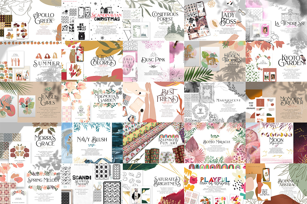 WHOLE SHOP 13969 BUNDLE, an Object Illustration by BilberryCreates (Photo 5 of 70)