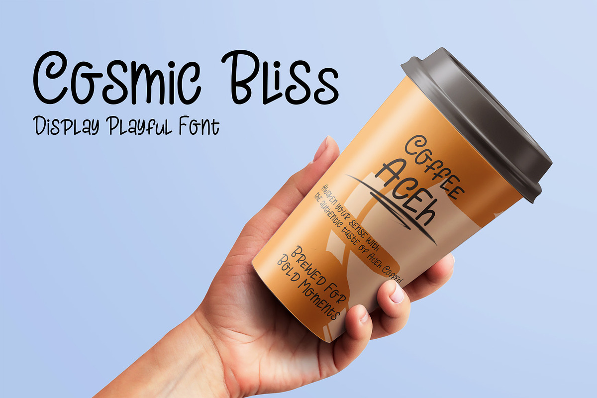 Cosmic Bliss Playful Font, a Script Font by Yuby Creative (Photo 3 of 7)