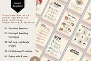 Stress Management Exercises- PDF, a Design Template by GolokaTherapy (Thumbnail 1 of 9)