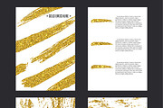 Golden Brochure Template, a Brochure Template by Katyr (Thumbnail 3 of 3)