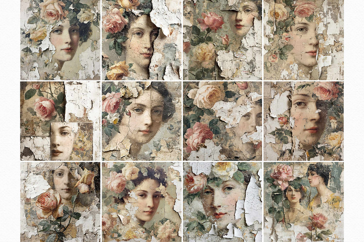 Worn Botanical Portraits, a Decorative Illustration by rileyBgraphics (Photo 2 of 8)