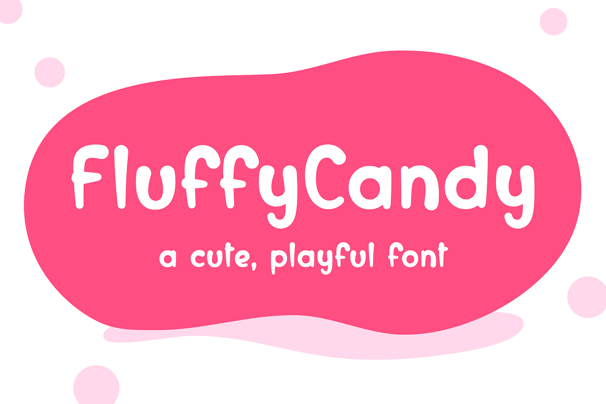 FluffyCandy Font, a Handwritten Font by RADesigns21 (Photo 1 of 6)