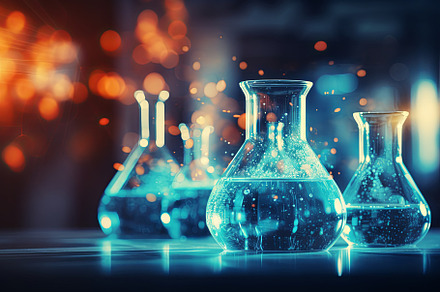 Lab chemistry or science research an, an Abstract Photo by Pixeness