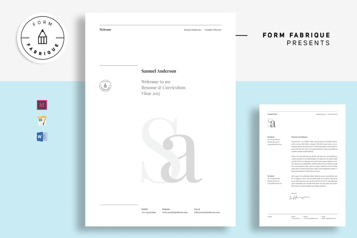 Resume/CV, a Resume Template by Form Fabrique (Photo 5 of 11)