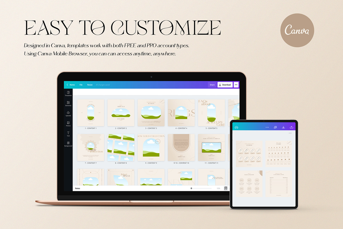 Jewelry Instagram Templates | CANVA, a Social Media Template by Wildnun Studio (Photo 25 of 26)