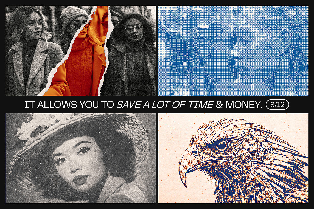 12 Photo Effect Templates, a Layer Style Add-On by iDoodle Studio (Photo 5 of 6)