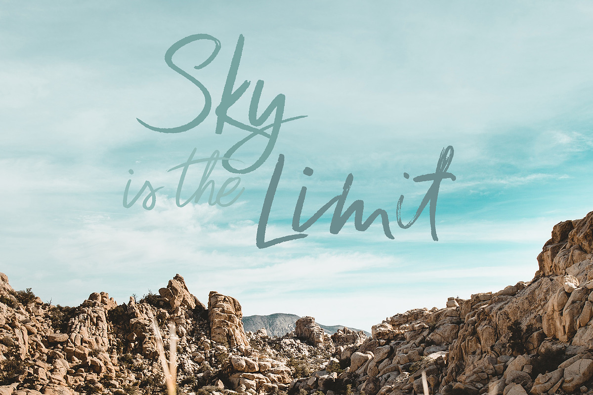 Sad Riff with 6 Stylistic Sets, a Script Font by Rad Fonts (Photo 12 of 12)