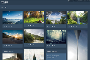 Venus - Responsive Masonry Theme, a Websites & App Template by juanv911