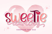 Sweetie Darling Font Duo, a Handwritten Font by AnningArts (Thumbnail 1 of 9)