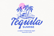 Tequila Sunrise Typeface Pack, a Script Font by Nicky Laatz (Thumbnail 1 of 21)