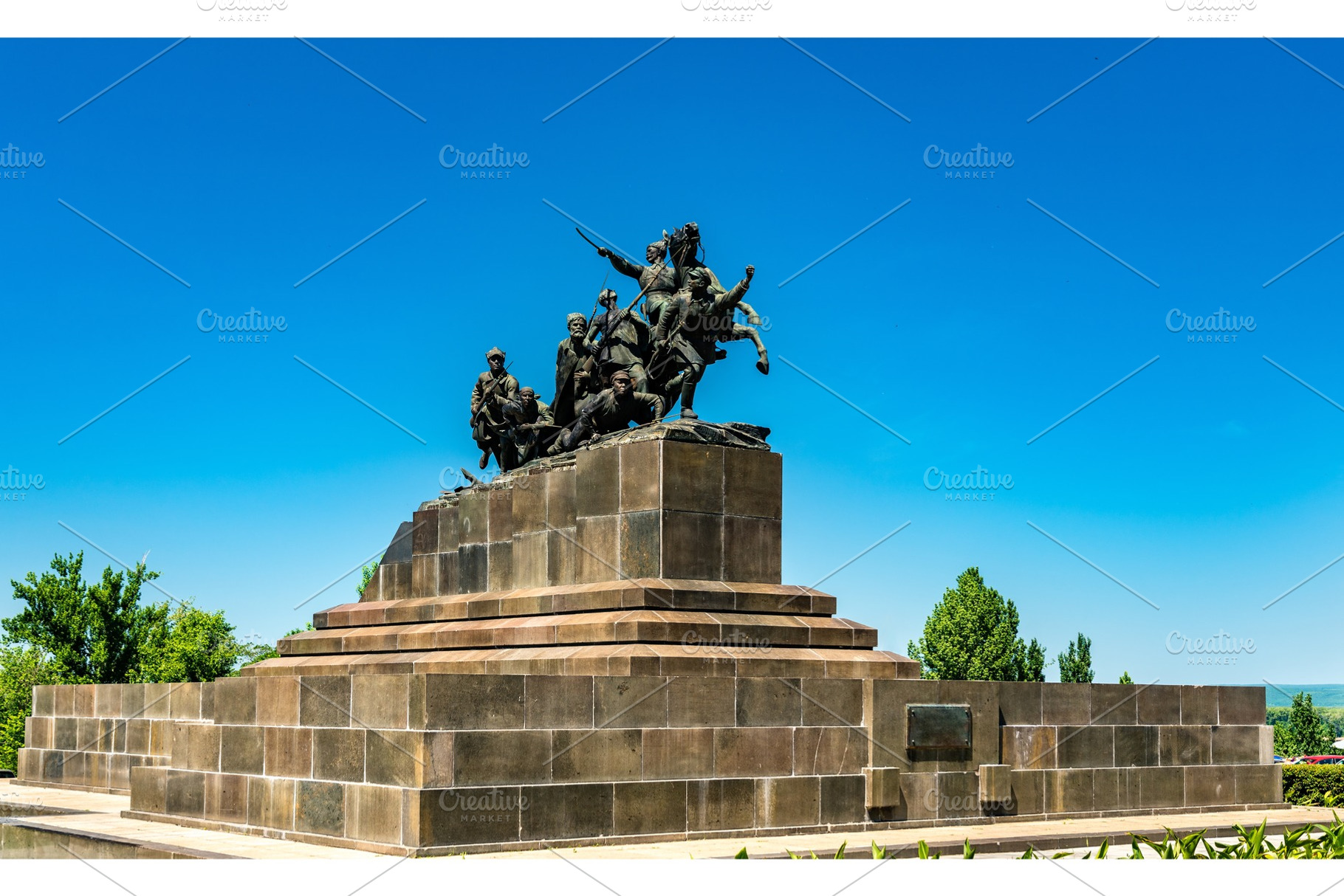Monument to Vasily Chapaev in Samara, an Architecture Photo by Leonid Andronov