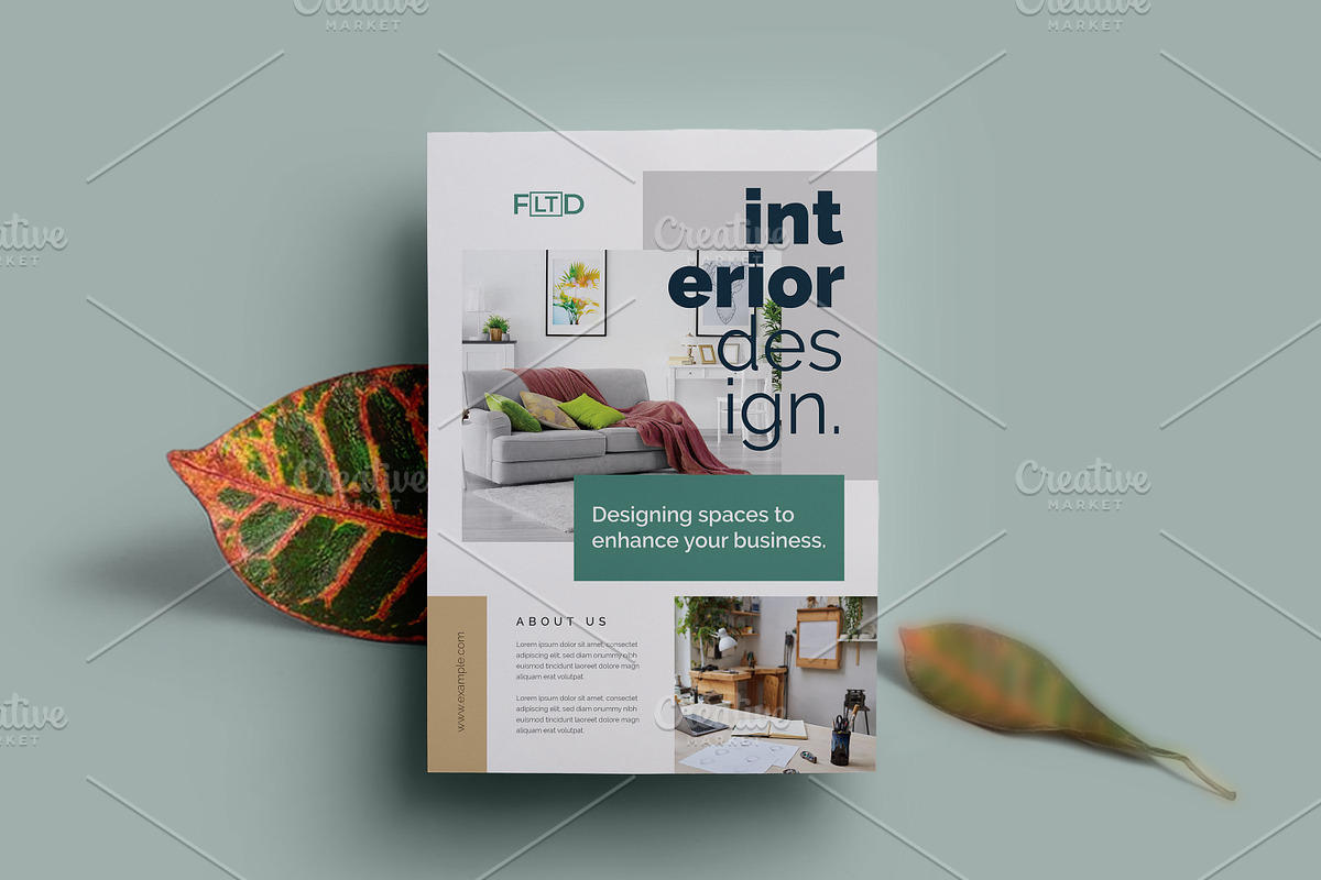 Interior Flyer Template, a Flyer Template by Cristal Pioneer (Photo 3 of 5)