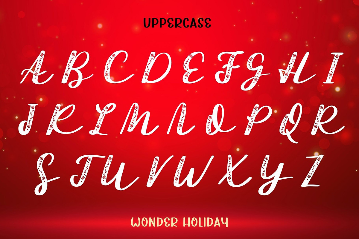 Wonder Holiday - Deco Script Font, a Script Font by AnningArts (Photo 7 of 10)