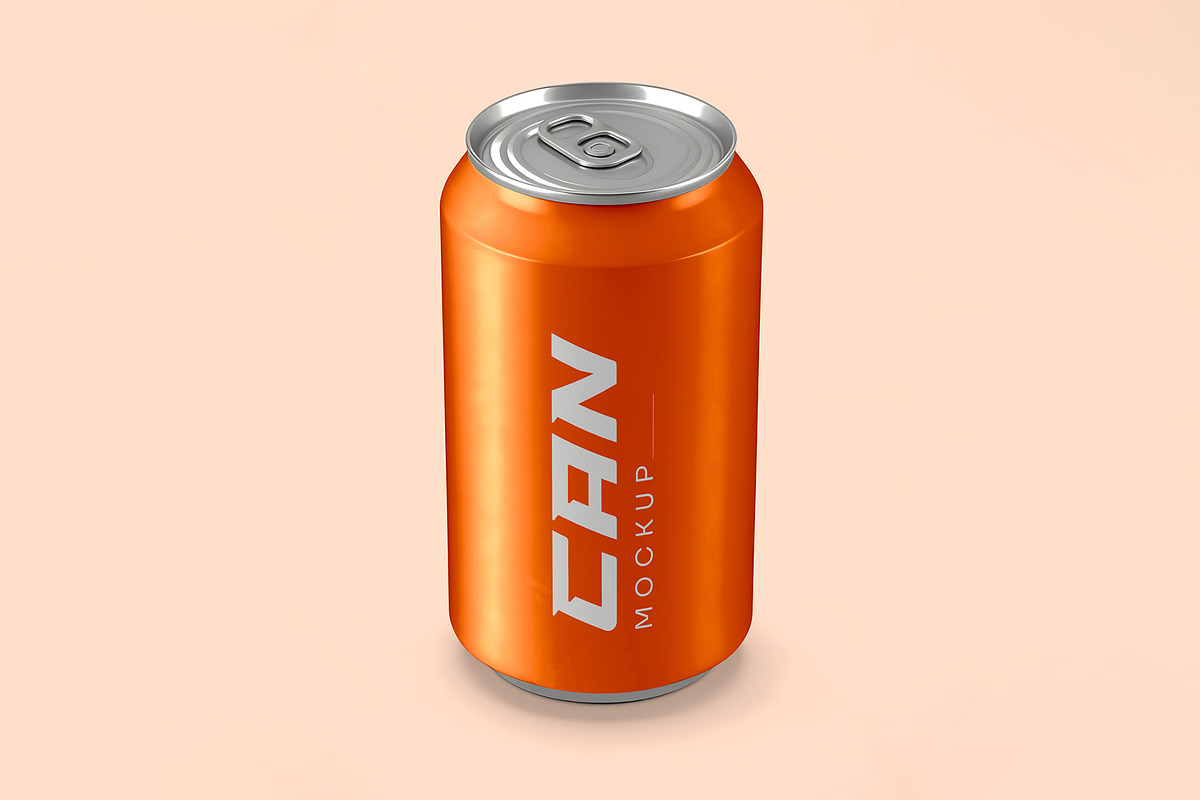 Soda Can Mockup, a Product Mockup by graphypix (Photo 1 of 4)